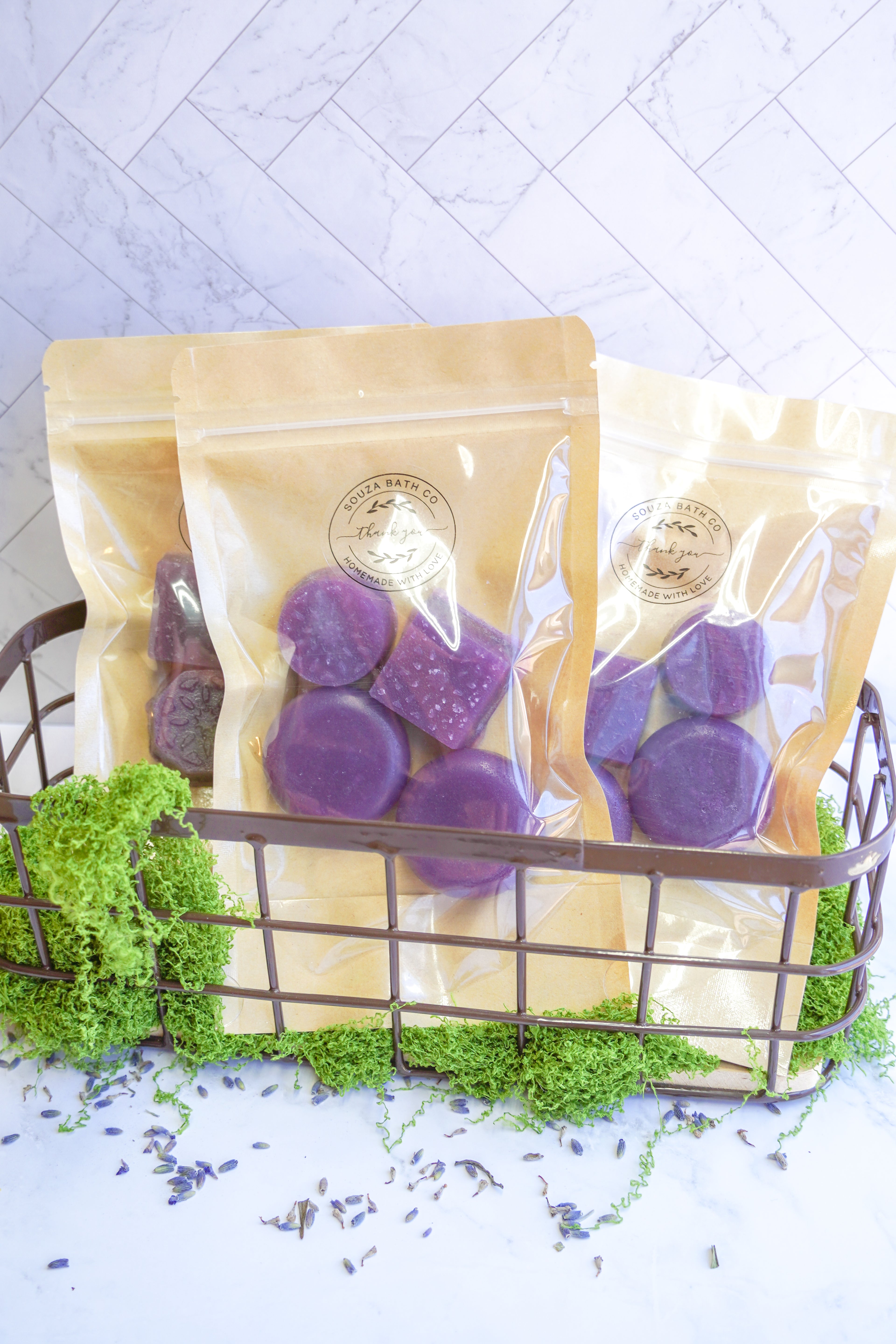 Lavender Kiss Sugar Scrub Minis